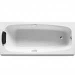 Акриловая ванна ROCA SURESTE 170x70, с ручками, сливом и монтажным каркасом, ZRU9302769+ZRU9302771