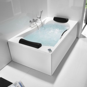 Акриловая ванна ROCA BECOOL 190x110, с ручкой, сливом и ножками, 247989001