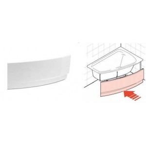 Фронтальная панель для правой угловой акриловой ванны Roca Hall, ZRU9302867