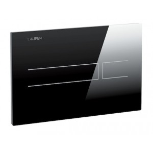 Смывная сенсорная клавиша для подвесного унитаза Laufen AW3, черная 