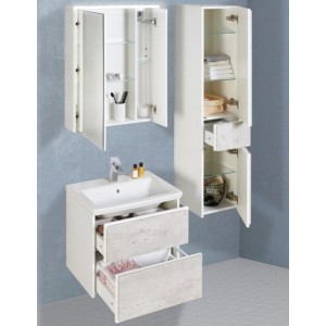 Зеркальный шкаф Roca Ronda, белый матовый, 70 см, ZRU9303008