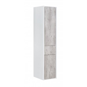 Подвесной пенал Ronda, белый глянец, бетон, правый, ZRU9303006
