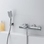  Термостатический смеситель для ванны LAUFEN CITYPLUS с душевым комплектом, 3.2375.7.004.136.1