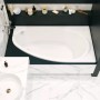 Акриловая ванна Roca Corfu 160x90, правая, 248574000+25F039000