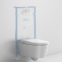 Инсталляция для электронного подвесного унитаза Roca Duplo Smart WC без  клавиши, 890090800	